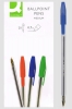 Długopis klasyczny z wymiennym wkładem 0,7mm,Q-Connect
