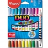 Flamastry Maped Color'PEPS DUO 10 szt = 20 kolorów