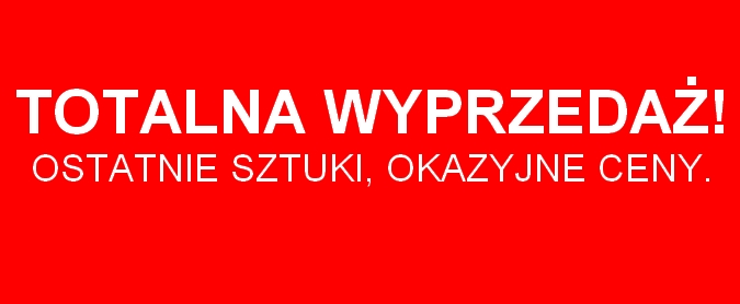 wyprzedaż